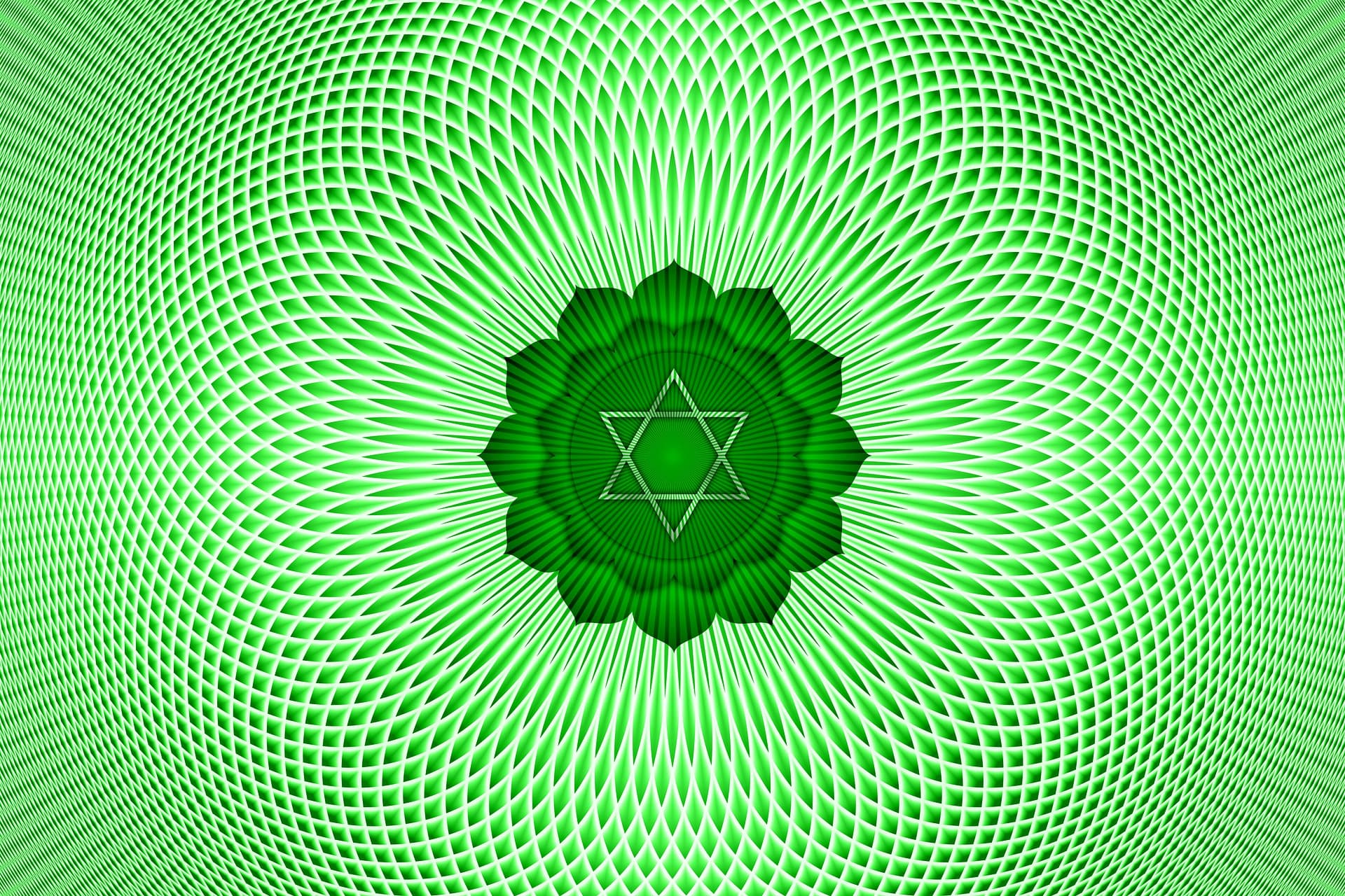Heart chakra symbol